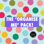Load image into Gallery viewer, &#39;Organise Me&#39; Planner Pack
