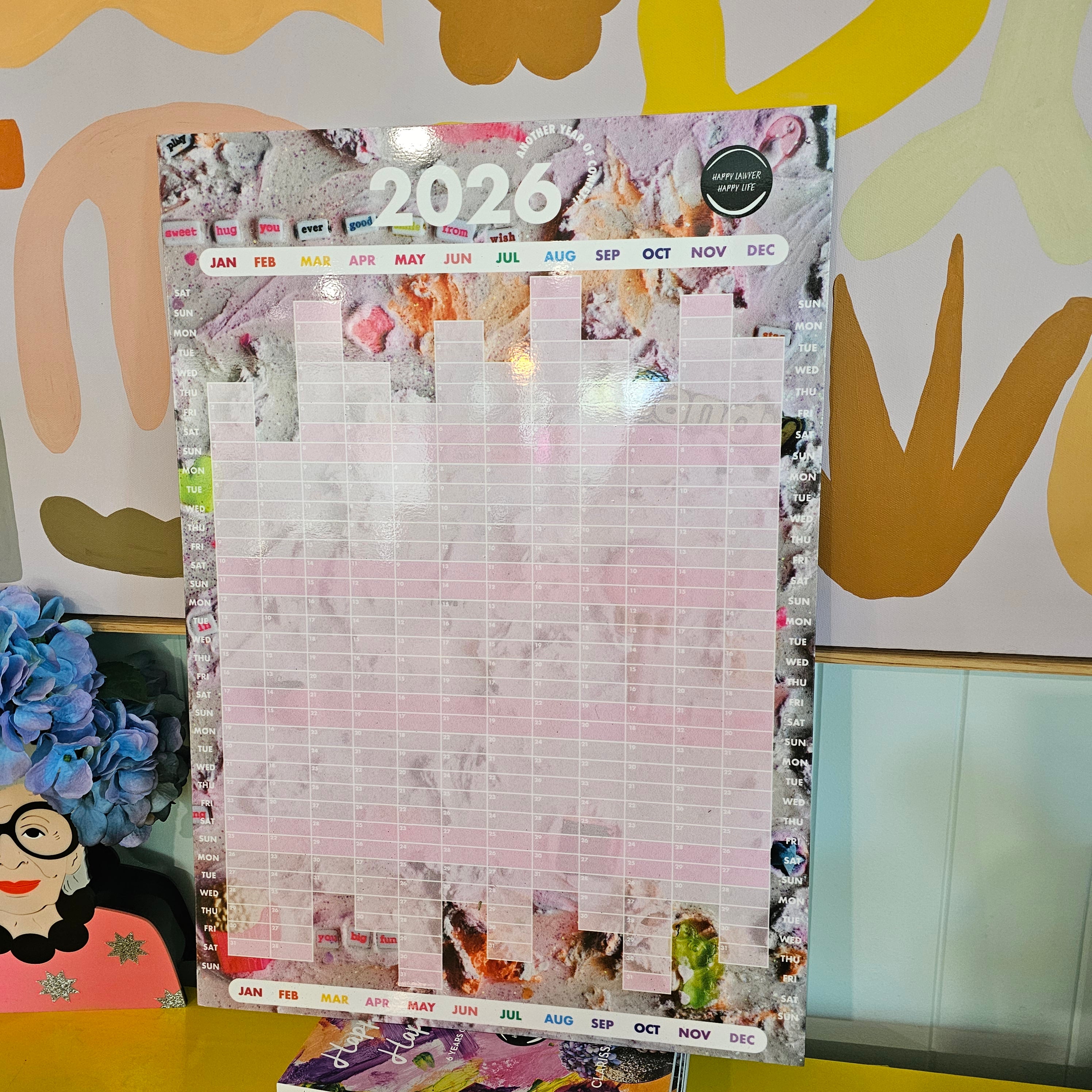 Happy Lawyer Happy Life Reusable Wall Planner!