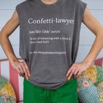 Load image into Gallery viewer, Confetti-Lawyer T-Shirt
