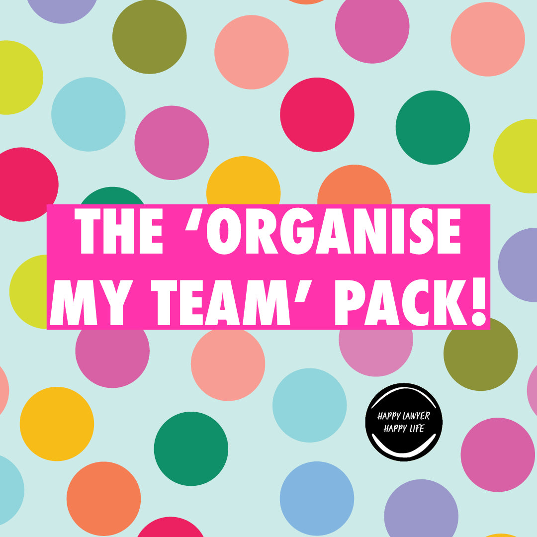'Organise My Team' Planner Pack