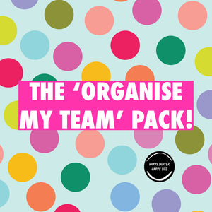 'Organise My Team' Planner Pack