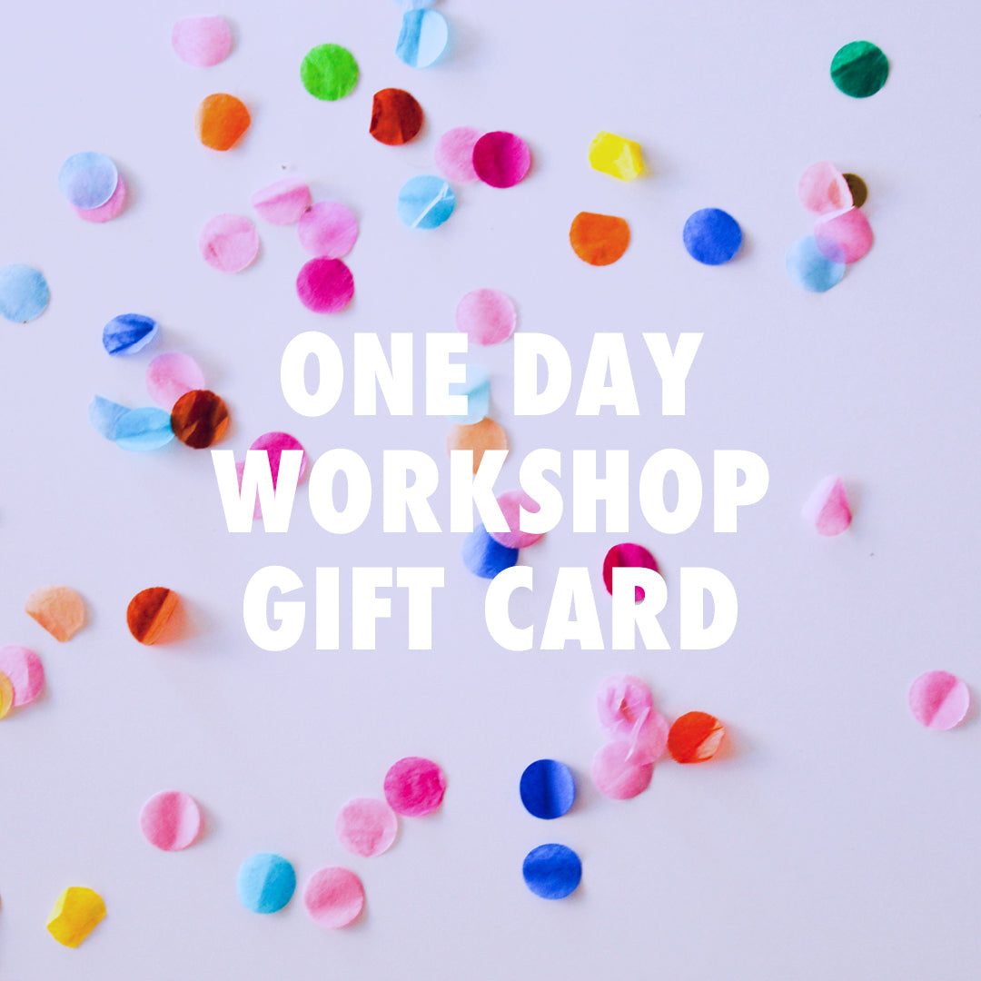 One Day Workshop Gift Card