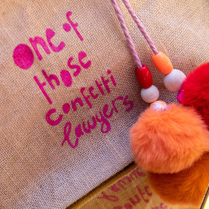 'One of those confetti lawyers' bags!